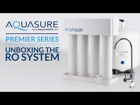 Aquasure Premier Series Reverse Osmosis - Unboxing of the System.