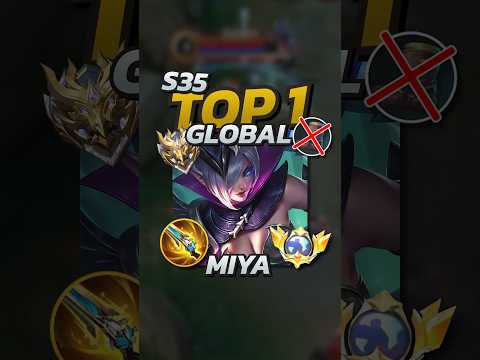 Top 1 Miya S35 No Boots Build! Mobile Legends #mobilelegends #mlbb #gaming