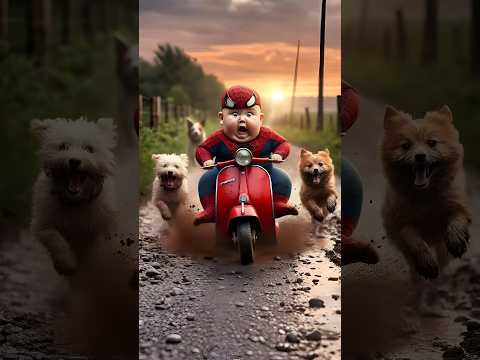 Spider-Man's motorcycle is at high speed. #avengers #spiderman #coffindance #ironman