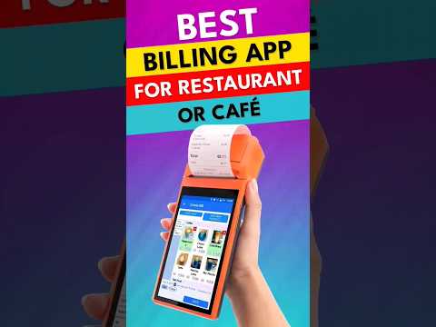 Best Billing App for Restaurant and Cafe | Live Demo #shorts #posbilling