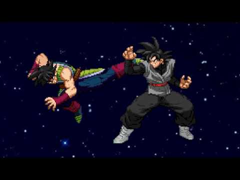 [Sprite Animation] Bardock VS Black (Not Complete)