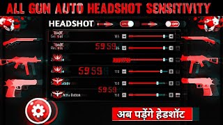 Free Fire Auto Headshot Trick 2025 Sensitivity | 2gb, 4gb, 6gb Ram Headshot Sensitivity Setting
