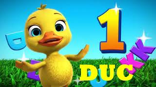 Counting Duck Song for Kids, Learn Counting @TinyToon_tt #kidsongs #countingforkids #countingsongs