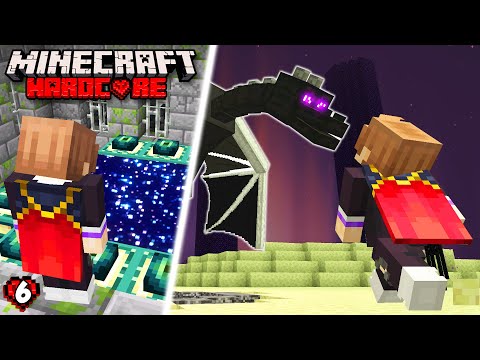 I Beat the Ender Dragon with NOTHING in Hardcore Minecraft! (#6)