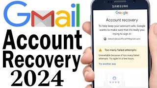 email forgot password recovery || too many failed attempts gmail || email recovery kaise kare