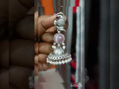 navratri special/#ytshorts #meesho #silver earings #earings