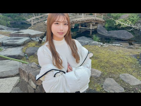 【ノーブラ散歩】ミス東大が初詣してきたらたくさん人がいて...