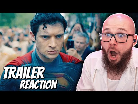 BASIC MCU FAN REACTS TO NEW SUPERMAN | Superman Teaser Trailer Reaction!