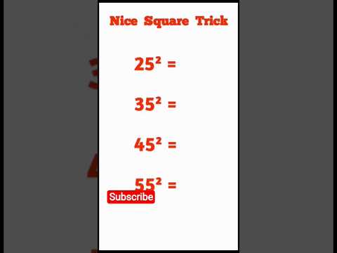 A nice square trick | funmath | Math with Bipro | #maths #shorts #shortsfeed