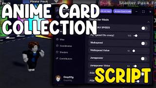 [⭐UPDATE 37] Anime Card Collection NEW Script Auto Farm, Auto Open Cards - Roblox 2026