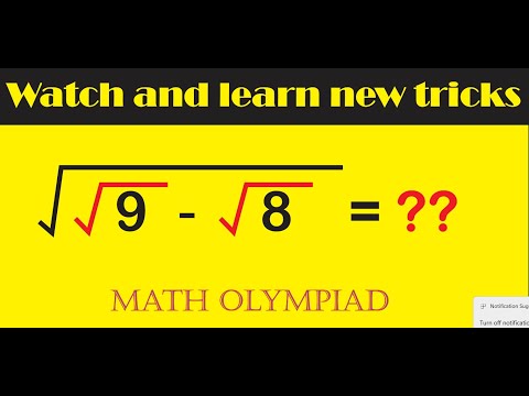A Nice Math Olympiad Question l A Simple But Tricky Radical Problem l Solving The Radical Equation