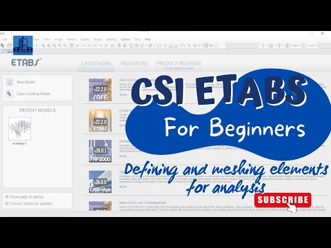 12. Defining and Meshing Elements in ETABS: Precision Meets Performance! 🕸️🏗️