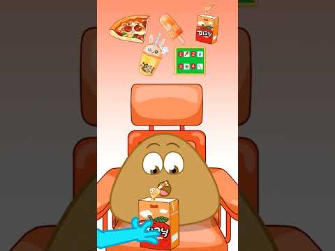 Pou Emoji Mukbang 🌭🍟