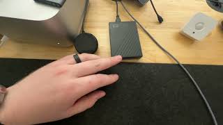 WD 4TB My Passport, Portable External Hard Drive, Black, backup software with defense against ransom