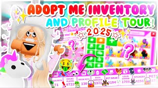 ADOPT ME PROFILE + INVENTORY TOUR! ⭐️🌈 (UPDATED-2025) #adoptme #roblox