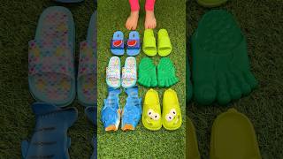 Super cool silly sandals 🤪🐾 mermaid slippers 🌊✨ #trending #sandals #viral