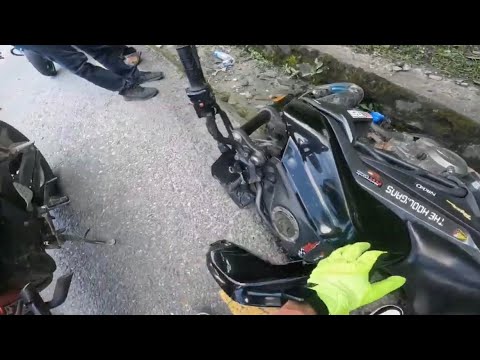 His Last Riding Video Before Death || Grish Shrestha || Nk250 || Rest in Peace Haku ||😥