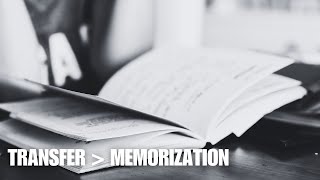 The Holy Grail of Learning: Why Transfer Beats Memorization