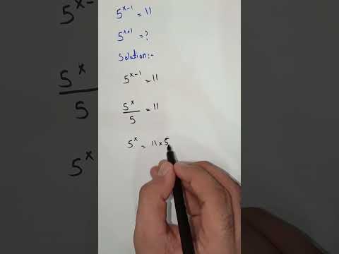 Easy exponential question #maths #mathstricks #dothingsyoudontwanttodo #mathematics #education