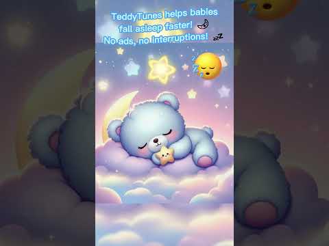 Twinkle Twinkle Lullaby | 45-sec Baby Sleep Music | No Ads | TeddyTunes 🧸✨ #lullaby