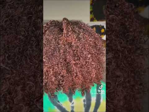 I colored my #naturalhair using #lorealhicolorcopper. #lorealhaircolor