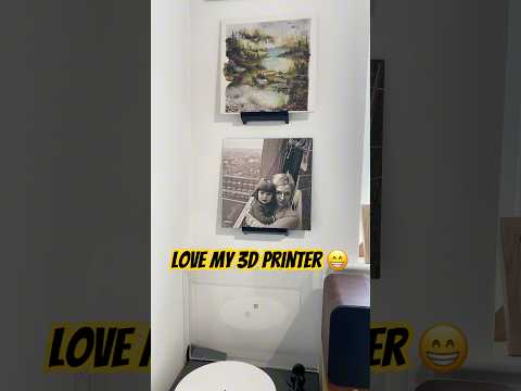 3D printed vinyl shelfs with my Bambu Labs A1 mini, to display my record collection. #commandstrips