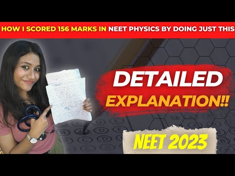 60 to 156 marks in NEET physics in just 6 months | NEET Edition.