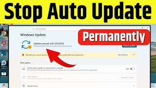 How To Stop Windows 11 Update Permanently In Hindi | Disable Windows Update Windows 11 Permanently