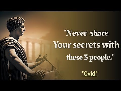 Never share Your Secrets with these 3 people || Ovid Powerful Quotes in English || Quotes Library