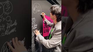 jhope's signature at cdtv live show #bts #shorts