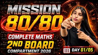 CBSE Class 10 Maths Full Revision Day 01🔥 Compartment Exam 2026 | 2nd Board Exam | Shikha Ma'am