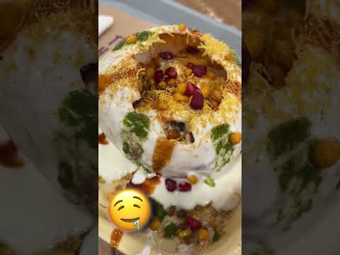 Haldiram’s Raj Kachori + Chole Bhature 😍 Street Food Vibes | Must Try Food in India 🇮🇳 #shorts