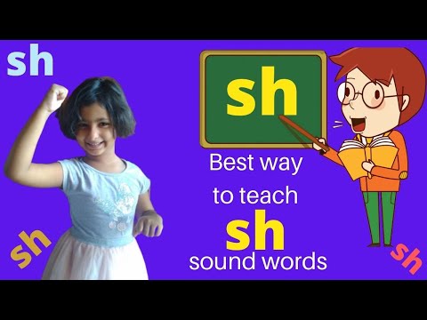Best Way to Teach sh Words, sh sound words in english,sh soundswards for kids