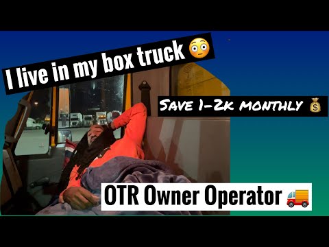 How To Live In A Box Truck OTR | Box Truck Bros
