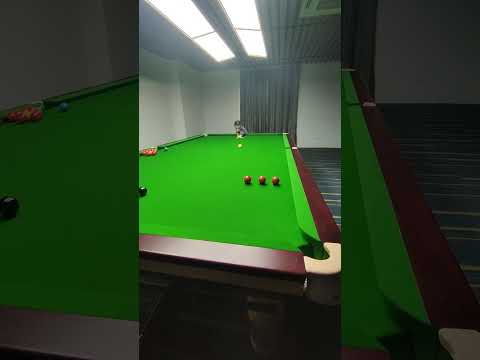 Training my 8 year old student Guan Hanlin at Yushan International Billiards Academy China