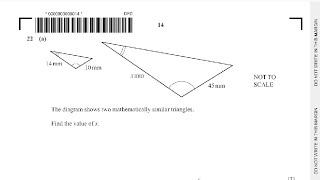 Igcse math Similar triangles Qs (中文讲解) #igcse #igcsemaths #similartriangles #pastpapersolution 