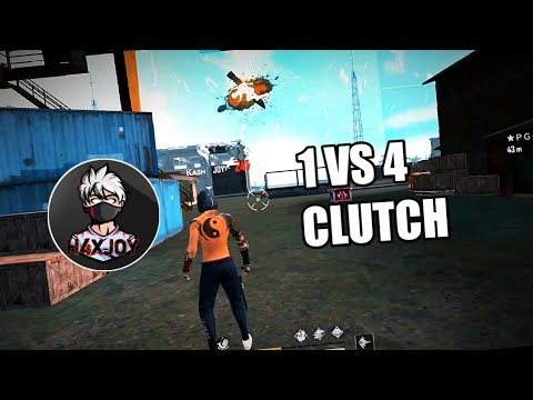 1 vs 4 clutch👿👿#highlights #shortvideo #freefireindia