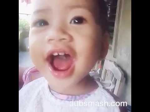 1 yr old gracie-minion dubsmash first try