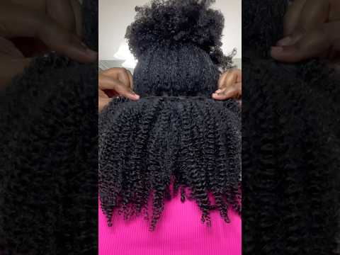 A curly style that ACTUALLY takes under 10 minutes🥹👏🏾 #type4naturalhair  #protectivestyle #4bhair