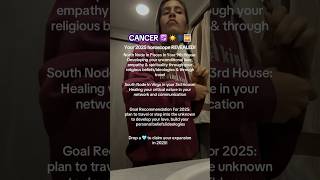 CANCER ♋️ Top GOALS You Should SET In 2025! #2025astrology #2025goals #cancerhoroscope