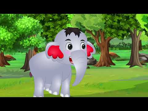 एक मोटा हाथी  : Ek Mota Hathi | Hindi Cartoon Rhymes | Rhymes For Kids | Hindi Poem For Kids
