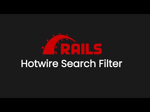 Ruby on Rails Search Filter with Hotwire