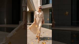Dressed in Happiness☕️#clothing #fashionstyle #chic #over60style #outer #shirts #whitepants