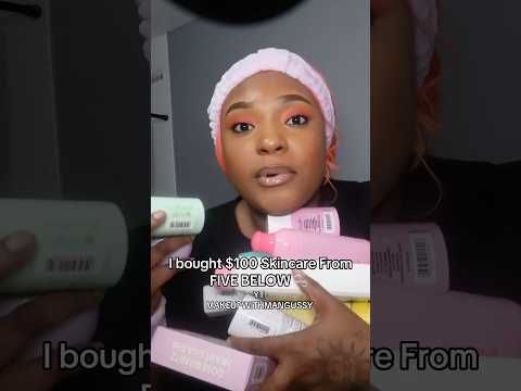 $100 SKINCARE FROM FIVE BELOW💀 OMG #fivebelow #skincare