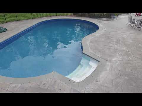 Pool Drone video