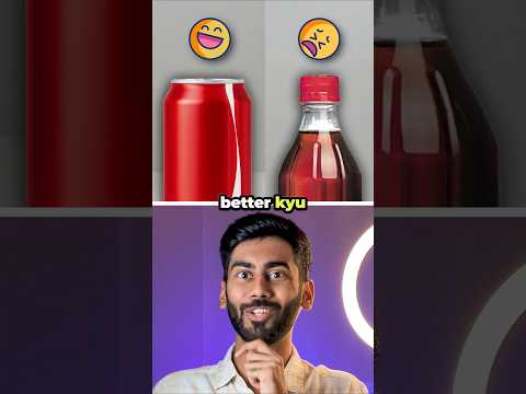 Why canned soda taste better #shorts #interestingfacts