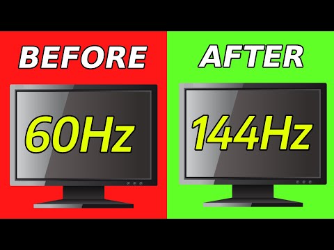 How To Fix Monitor Not Showing 144Hz 240Hz