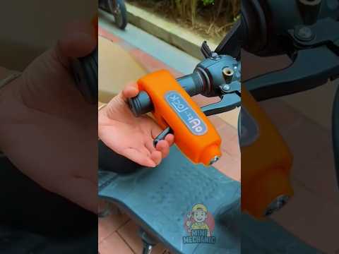 Bike Handlebar Brake Security Lock Anti-Theft Solution #MotorcycleLock #Lock #AntiTheft #BikeSafety