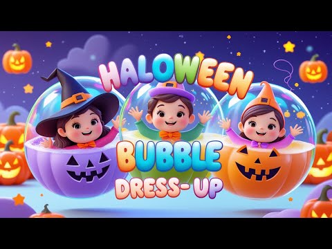 Halloween Bubble Dress-Up Party | Fun Nursery Rhymes & Spooky Kids Songs