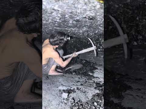Black diamond in coal mine | coal mining | diamond mining